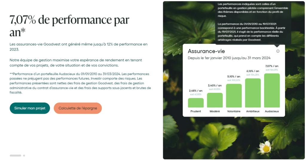 Performance de Goodvest