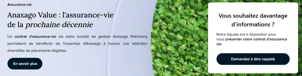En apprendre plus sur Anaxago et ses services Assurance-vie (Anaxago Value, avec Generali)