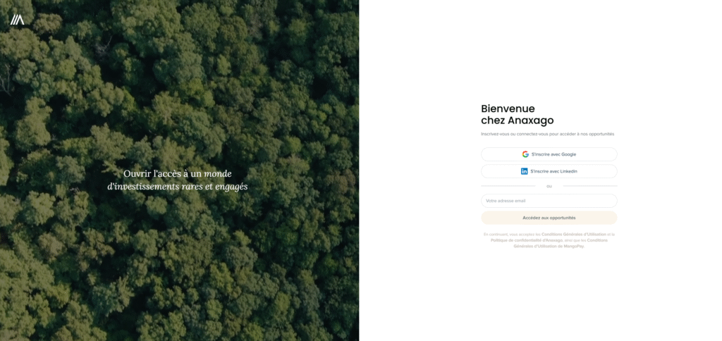 En apprendre plus sur Anaxago et ses services Ouvrir un compte