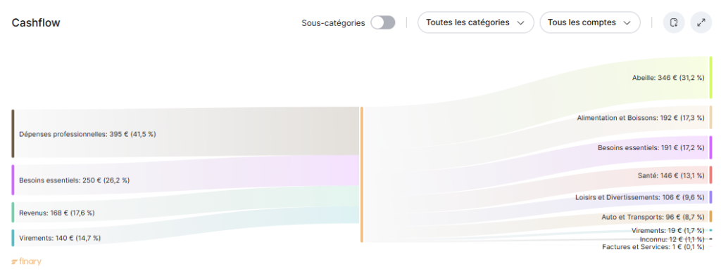 Budget analyse Finary