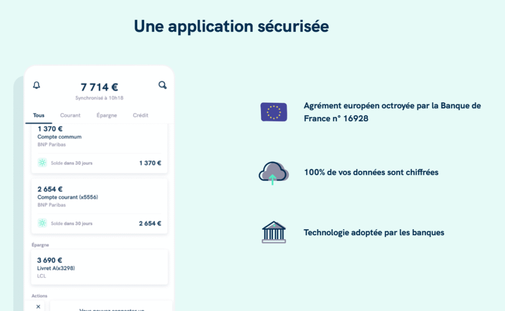 Une application sécurisée