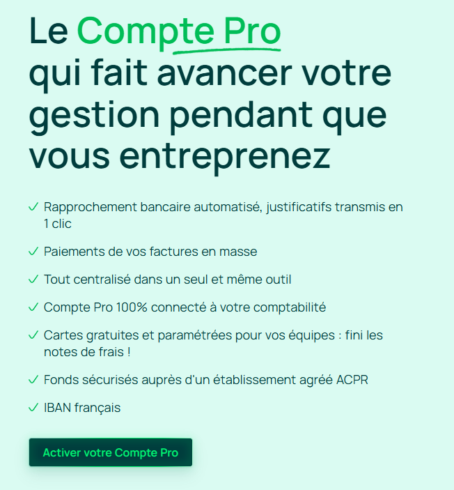 Activez son compte pro ! 