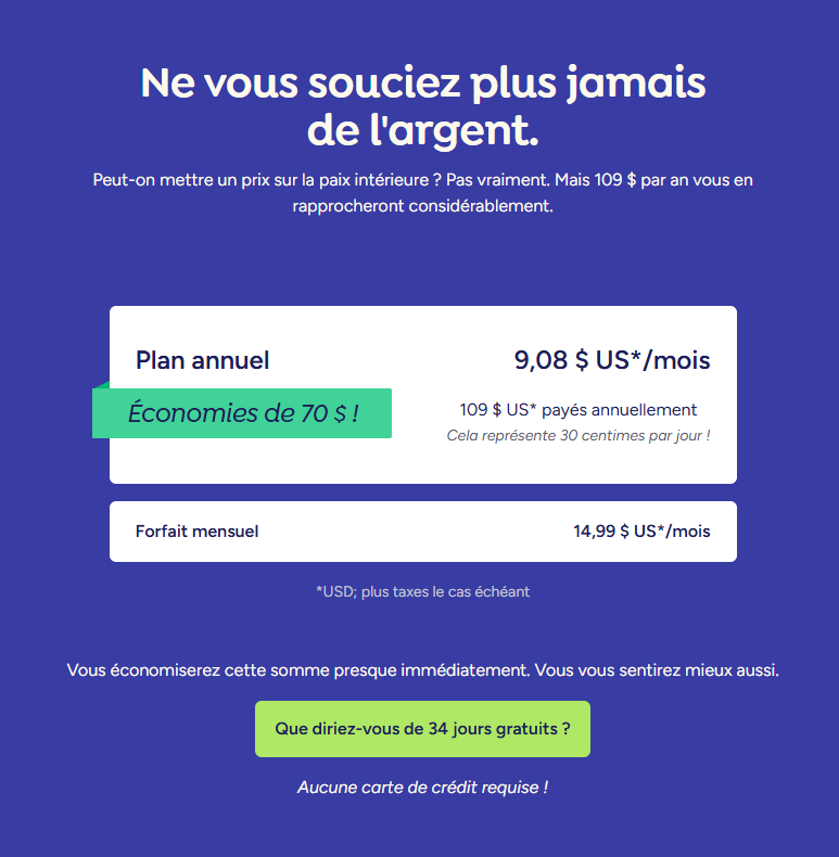 Mon avis sur YNAB : l'outil idéal pour votre budget Tarif YNAB
