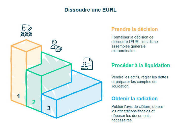 Comment créer une EURL : en 5 étapes clés Comment dissoudre une EURL