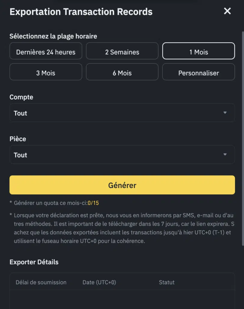 Téléchargez le fichier et importez-le dans Waltio
